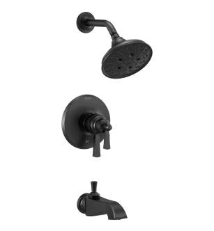 Delta Dorval™ T17T456-BL TempAssure 17T Series Tub & Shower Trim in Matte Black