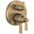 Delta Dorval™ T27856-CZ Traditional 2-Handle Monitor 17 Series Valve Trim with 3 Setting Diverter in Champagne Bronze