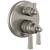 Delta Dorval™ T27956-SS Traditional 2-Handle Monitor 17 Series Valve Trim with 6 Setting Diverter in Stainless