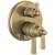Delta Dorval™ T27T856-CZ Traditional 2-Handle Monitor 17T Series Valve Trim with 3 Setting Diverter in Champagne Bronze