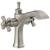 Delta Dorval™ 857-SS-DST Two Handle Single Hole Monoblock Bathroom Faucet in Stainless