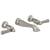 Delta Dorval™ T3556LF-SSWL Two Handle Wall Mount Bathroom Faucet Trim Only in Stainless