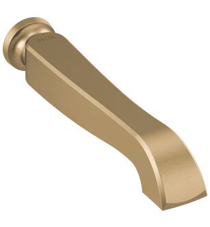 Delta Dorval™ T5756-CZLHP-WL Two Handle Wall Mount Tub Filler - Less Handles in Champagne Bronze