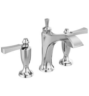 Delta Dorval™ 3556-MPU-DST Two Handle Widespread Bathroom Faucet in Chrome