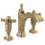 Delta Dorval™ 3557-CZMPU-DST Two Handle Widespread Bathroom Faucet in Champagne Bronze