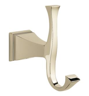 Delta Dryden™ 75135-PN Double Robe Hook in Polished Nickel