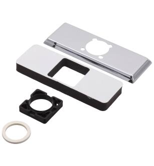 Delta Dryden™ RP61840 Escutcheon - 3 Hole - 1H Bathroom in Chrome