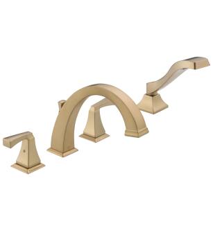 Delta Dryden™ T4751-CZ Roman Tub with Hand Shower Trim in Champagne Bronze