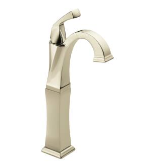 Delta Dryden™ 751-PN-DST Single Handle Vessel Bathroom Faucet in Polished Nickel
