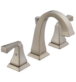 Delta Dryden™ 3551-SPMPU-DST Two Handle Widespread Bathroom Faucet in Spotshield Stainless