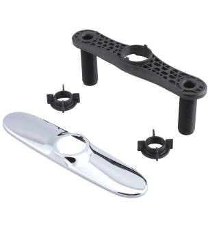 Delta Essa® RP70714 Escutcheon w/ Baseplate & Nuts in Chrome