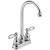 Delta Foundations® B28911LF Two Handle Bar / Prep Faucet Three Hole Deck Mount in Chrome