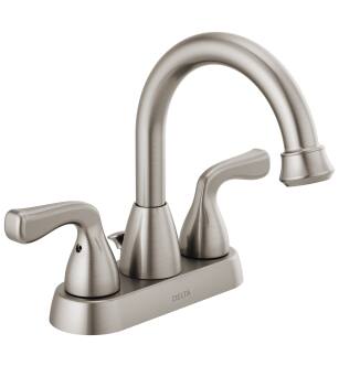 Delta Foundations® 25911LF-SS Two Handle Centerset Bathroom Faucet Stackout in Stainless
