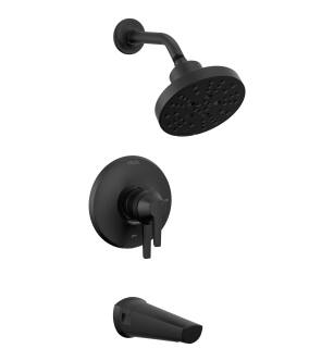 Delta Galeon™ T17472-BL 17S Tub Shower Trim with H2OKinetic in Matte Black
