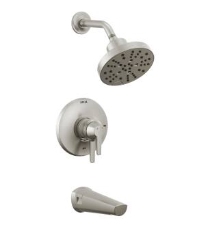 Delta Galeon™ T17472-SS-PR 17S Tub Shower Trim with H2OKinetic in Lumicoat Stainless