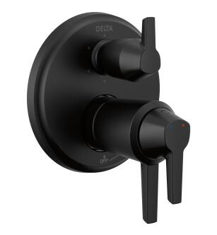 Delta Galeon™ T27T971-BL 17T S Integrated Diverter Trim-6 Setting in Matte Black