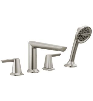 Delta Galeon™ T4771-SS-PR 4-Hole Roman Tub Trim with Hand Shower in Lumicoat Stainless