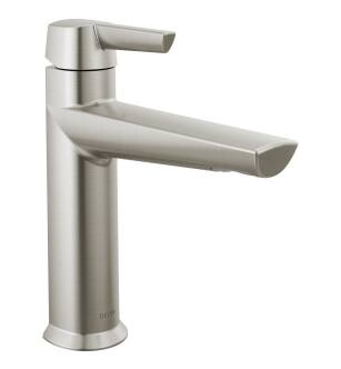 Delta Galeon™ 571-SS-PR-LPU-DST Single Handle Bathroom Faucet Three Hole Deck Mount in Lumicoat Stainless