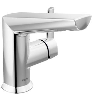 Delta Galeon™ 572-PR-MPU-DST Single Handle Bathroom Faucet Three Hole Deck Mount in Lumicoat Chrome