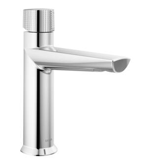 Delta Galeon™ 573-PR-LPU-DST Single Handle Bathroom Faucet Three Hole Deck Mount in Lumicoat Chrome
