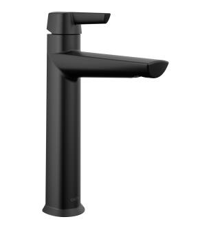 Delta Galeon™ 671-BL-DST Single Handle Mid-Height Bathroom Faucet in Matte Black