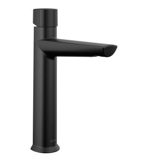 Delta Galeon™ 673-BL-DST Single Handle Mid-Height Bathroom Faucet in Matte Black