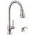 Delta Hazelwood™ 19831Z-SPSD-DST Single Handle Pull-Down Kitchen Faucet with Soap Dispenser and ShieldSpray Technology in Spotshield Stainless