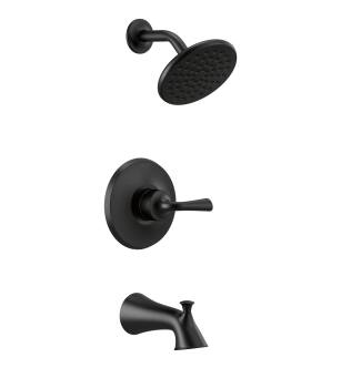 Delta Kayra™ T14433-BL Monitor 14 Series Tub & Shower Trim in Matte Black