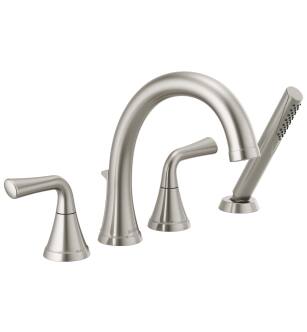 Delta Kayra™ T4733-SS Roman Tub Trim with Hand Shower in Stainless