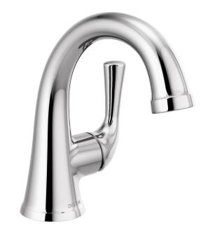 Delta Kayra™ 533LF-MPU Single Handle Bathroom Faucet Three Hole Deck Mount in Chrome