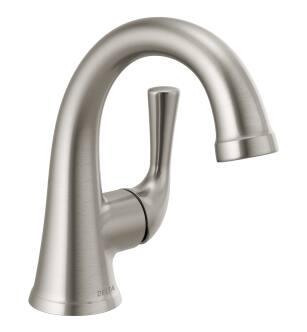 Delta Kayra™ 533LF-SSMPU Single Handle Bathroom Faucet Three Hole Deck Mount in Stainless