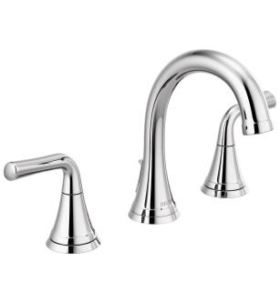 Delta Kayra™ 3533LF-MPU Two Handle Widespread Bathroom Faucet in Chrome