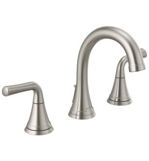 Delta Kayra™ 3533LF-SSMPU Two Handle Widespread Bathroom Faucet in Stainless