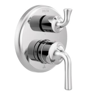 Delta Kayra™ T24933 Two-Handle Monitor® 14 Series Valve Trim with 6-Setting Integrated Diverter in Chrome