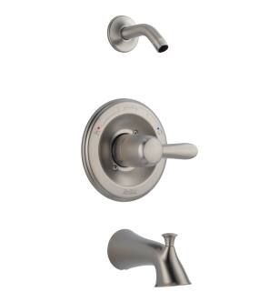 Delta Lahara® T14438-SSLHD Monitor® 14 Series Tub & Shower Trim - Less Head in Stainless