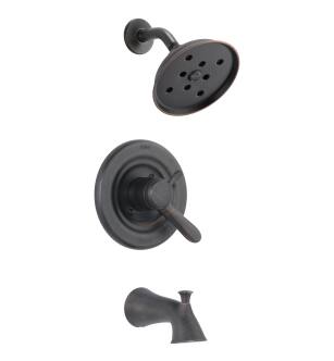 Delta Lahara® T17438-RBH2O Monitor® 17 Series H2Okinetic® Tub & Shower Trim in Venetian Bronze