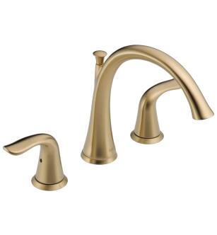 Delta Lahara® T2738-CZ Roman Tub Trim in Champagne Bronze