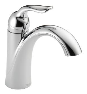 Delta Lahara® 538-MPU-DST Single Handle Bathroom Faucet in Chrome
