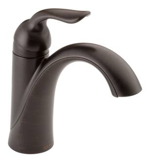 Delta Lahara® 538-RBMPU-DST Single Handle Bathroom Faucet in Venetian Bronze
