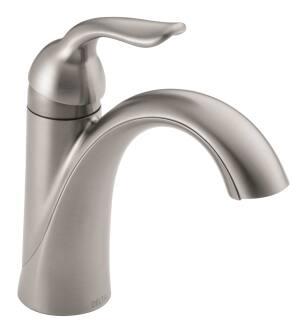 Delta Lahara® 538-SSMPU-DST Single Handle Bathroom Faucet in Stainless