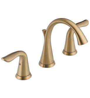 Delta Lahara® 3538-CZMPU-DST Two Handle Widespread Bathroom Faucet in Champagne Bronze