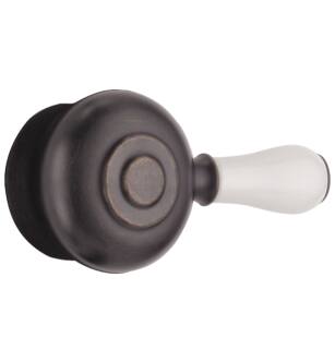 Delta Leland® H777RB Porcelain Handle Kit - Tub & Shower in Venetian Bronze