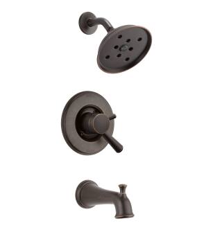 Delta Linden™ T17493-RB Monitor® 17 Series Traditional H2Okinetic® Tub & Shower Trim in Venetian Bronze