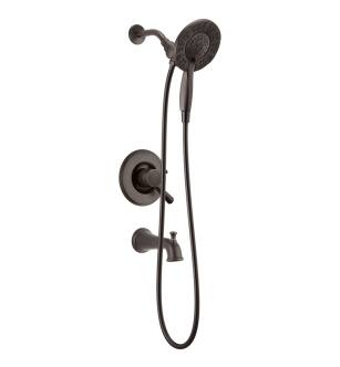 Delta Linden™ T17493-RB-I Monitor® 17 Series Tub and Shower Trim with In2ition® Two-in-One Shower in Venetian Bronze