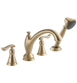 Delta Linden™ T4794-CZ Roman Tub with Hand Shower Trim in Champagne Bronze