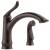 Delta Linden™ 4453-RB-DST Single Handle Kitchen Faucet with Spray Four Hole Deck Mount in Venetian Bronze