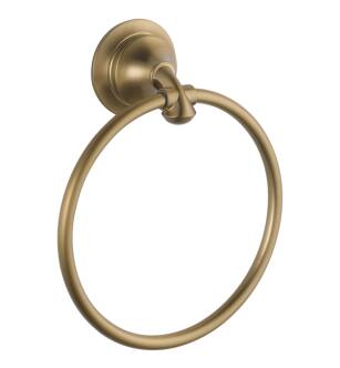 Delta 79446-CZ Linden 6 1/2" Wall Mount Towel Ring in Champagne Bronze