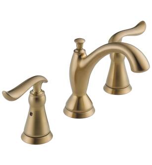 Delta Linden™ 3594-CZMPU-DST Two Handle Widespread Bathroom Faucet in Champagne Bronze