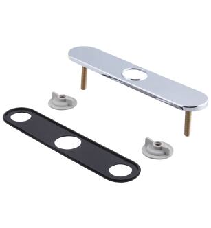 Delta Mandolin™ RP75614 Escutcheon, Baseplate & Bolts in Chrome