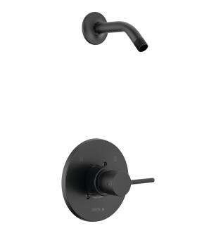 Delta Modern™ T14259-BLLHD-PP Monitor 14 Series Shower Trim - Less Head in Matte Black